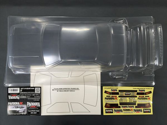 Carrosserie de Toyota Corolla AE86 Sprinter Trueno Coupé – (Transparente)