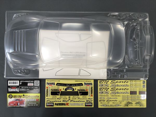 Pandora RC – Nissan Silvia S15 BN Sports Body Shell – (Clear)