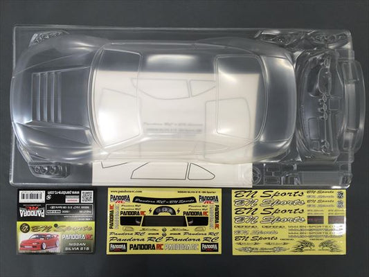Pandora RC – Nissan Silvia S15 BN Sports Body Shell – (Clear)