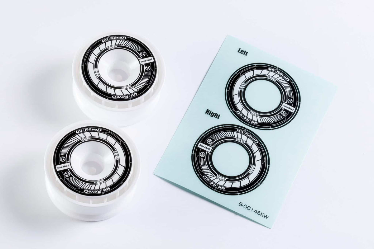 Rêve D - GA18 Wheel Stickers - (Black/White)