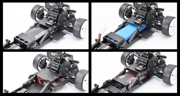 Rêve D – Kit châssis drift RC 1/10 RDX – (Noir)