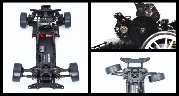 Rêve D – Kit châssis drift RC 1/10 RDX – (Noir)