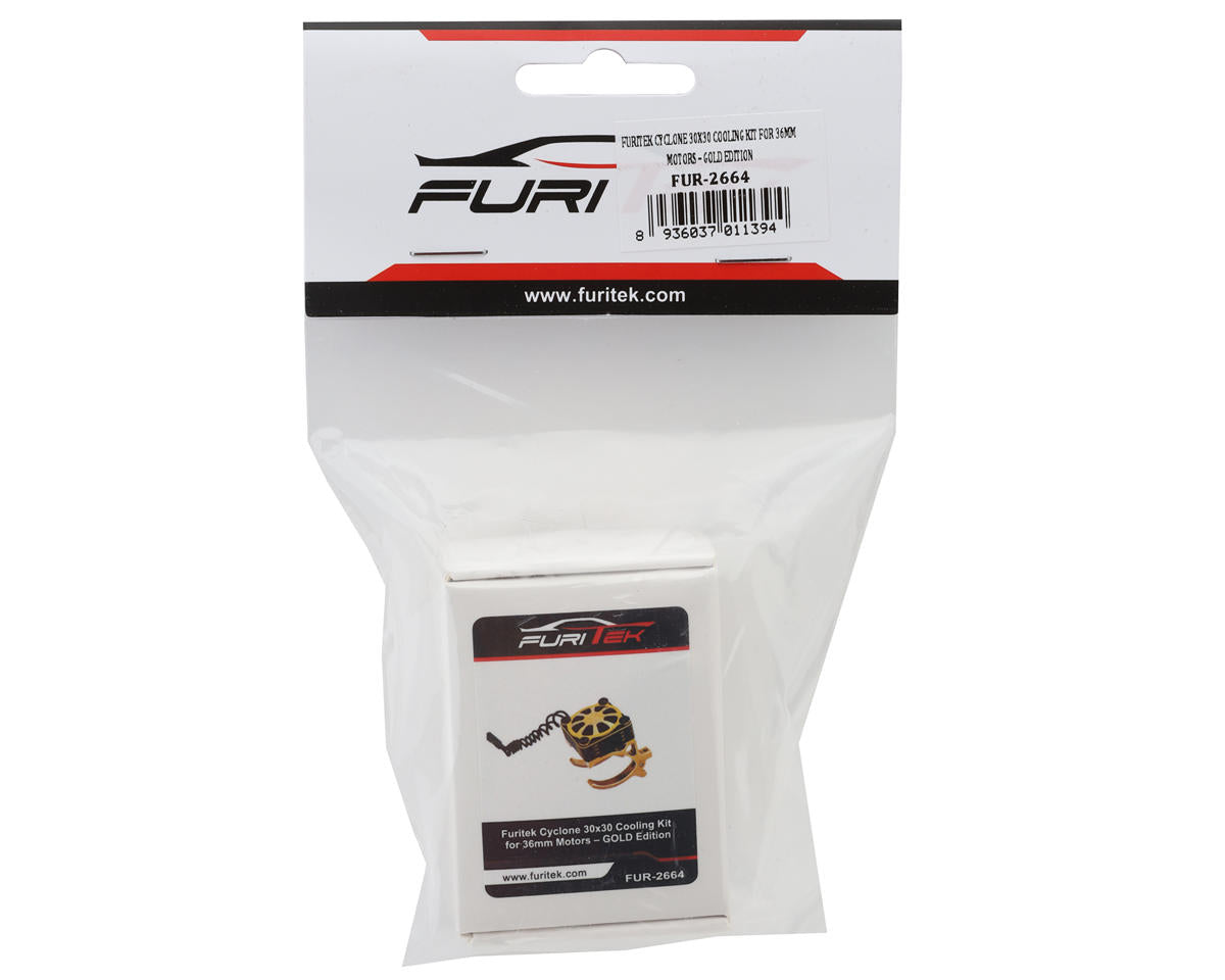 Furitek Cyclone 30x30mm HV Cooling Fan & Mount Kit (Gold) (36mm Motors)