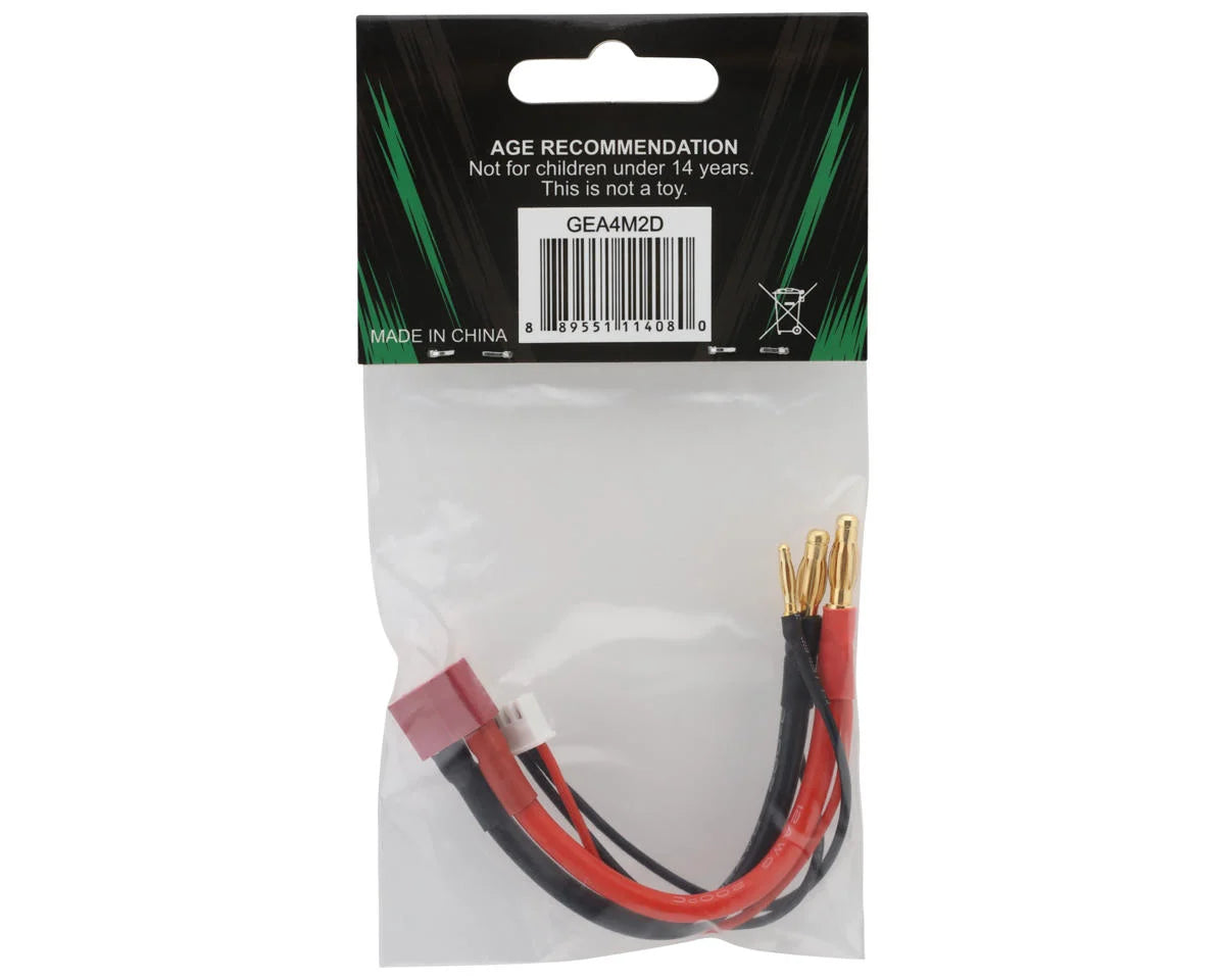 Adaptateur de charge/équilibrage Gens Ace 2S (fiche banane 4,0 mm vers Deans)
