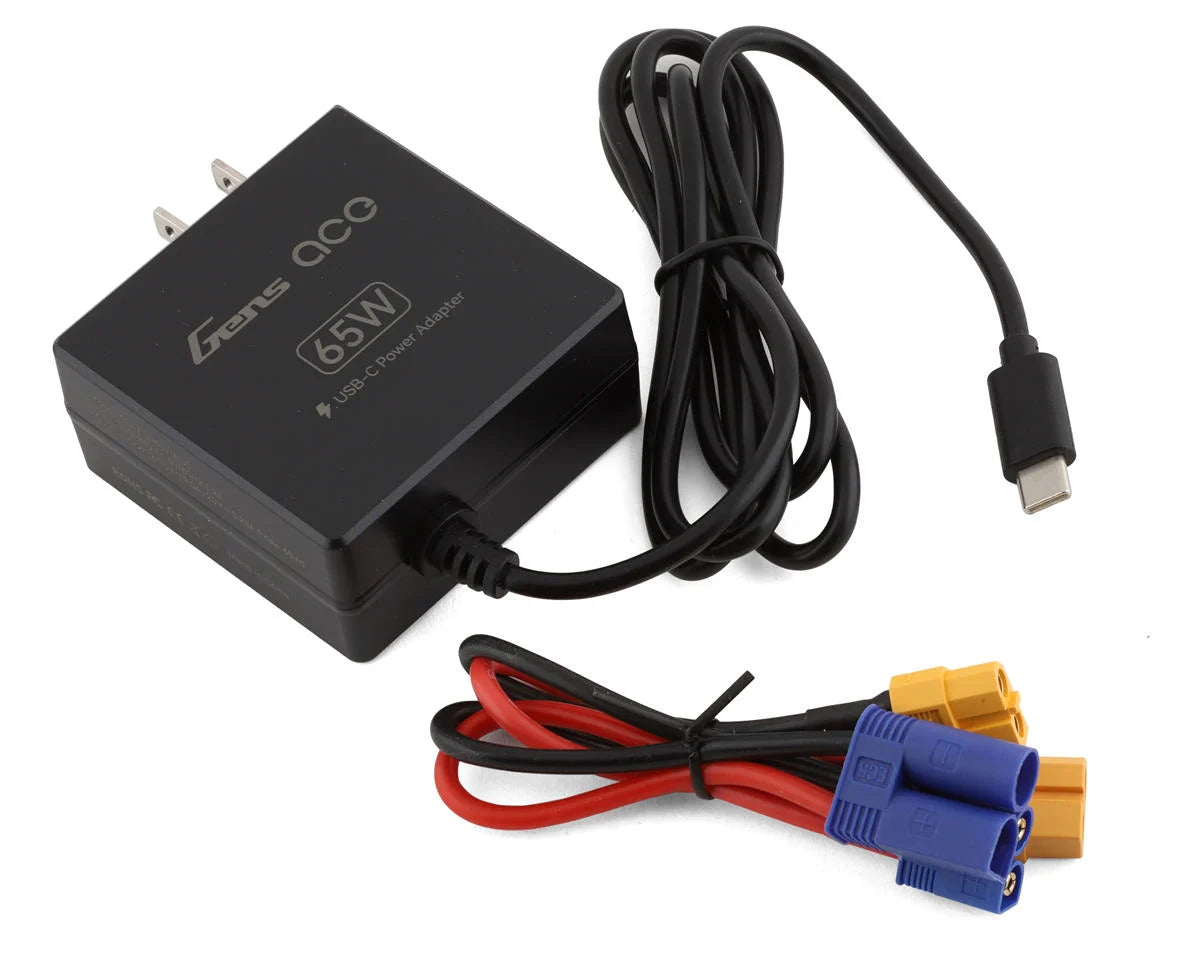 Chargeur CC G-Tech Gens Ace Imars Mini 2-4S (5A/60W) avec alimentation USB-C PD 65W