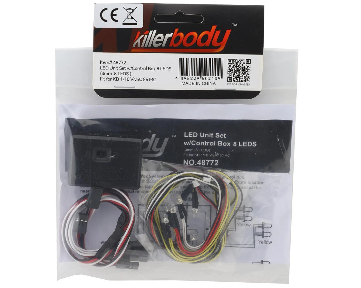 Unité 8 LED Killerbody avec boîtier de commande