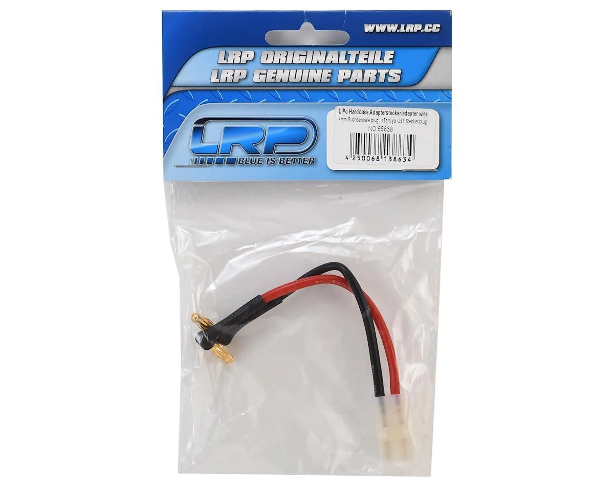 Adaptateur de câble LiPo Hardcase (fiche banane mâle 4 mm vers prise Tamiya)
