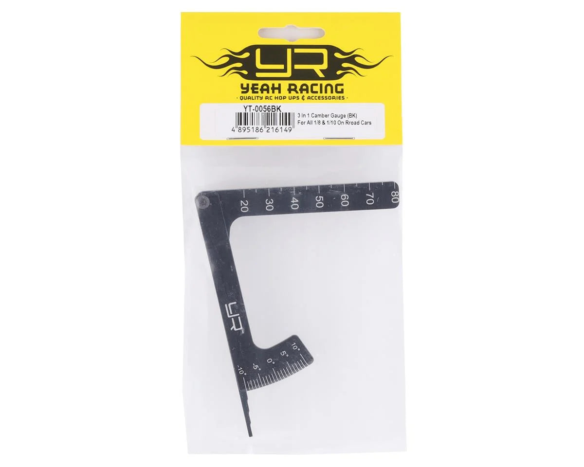 Jauge de carrossage 3-en-1 en aluminium Yeah Racing