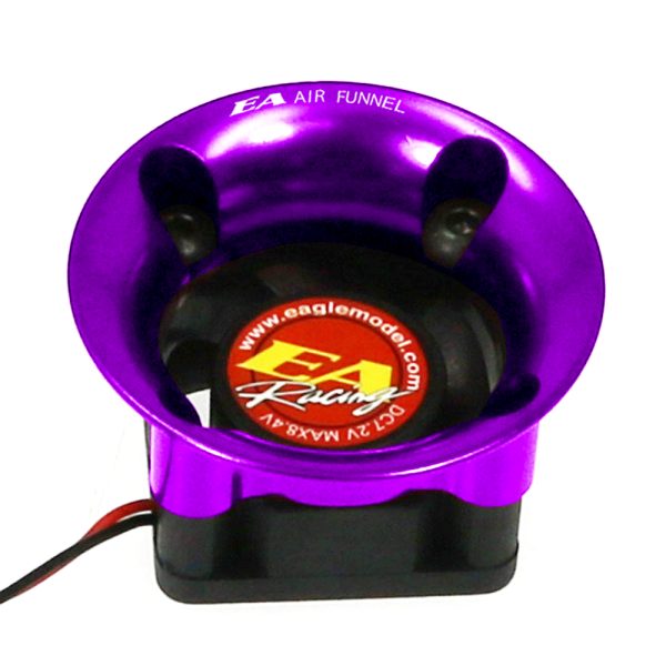 Entrée d'air en aluminium pour ventilateur 25x25 mm
