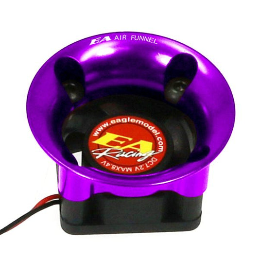Entrée d'air en aluminium pour ventilateur 25x25 mm