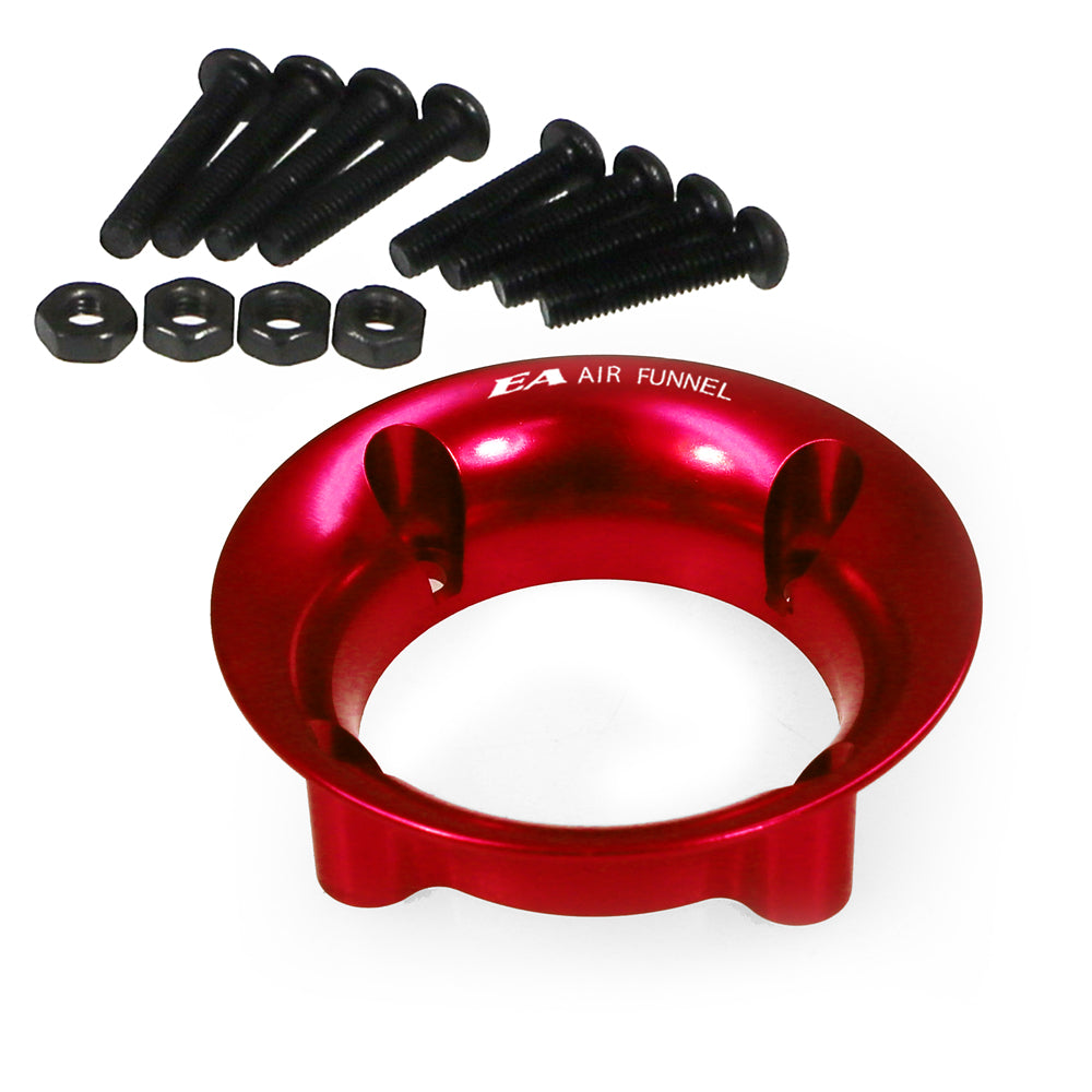 Entrée d'air en aluminium pour ventilateur 25x25 mm