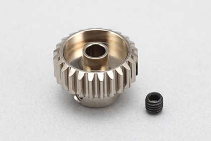 Yokomo – Pignon en aluminium à revêtement dur 48P 24T