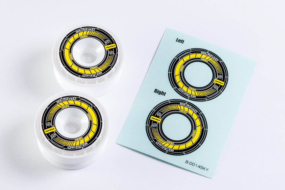 Rêve D - GA18 Wheel Stickers - (Black/White)