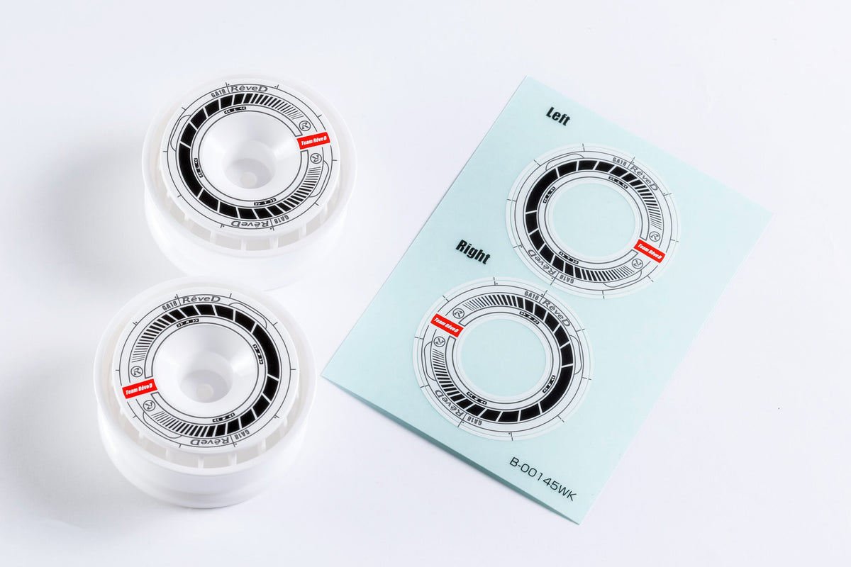 Rêve D - GA18 Wheel Stickers - (Black/White)
