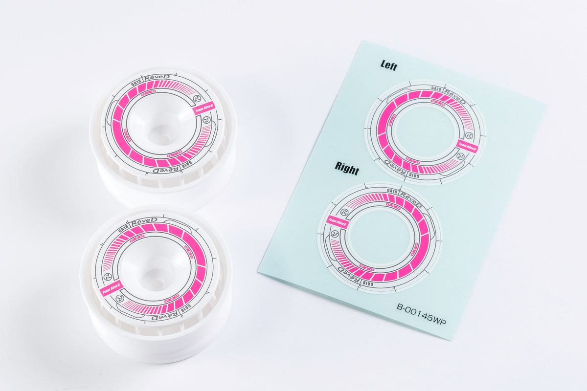 Rêve D - GA18 Wheel Stickers - (Black/White)