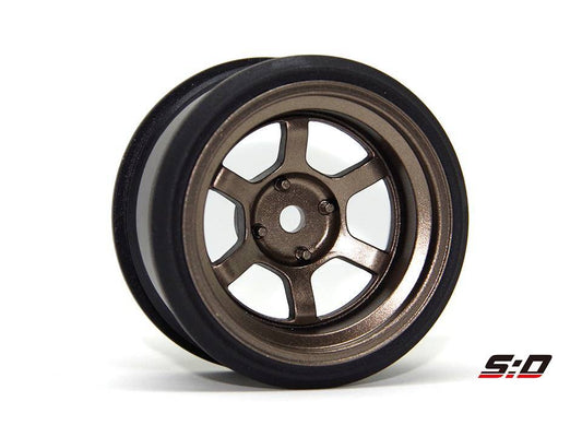 Scale Dynamics – V16D 6 Spoke Wheels Offset 10mm – (Bronze)