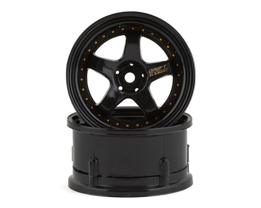 DS Racing Drift Element 5 Spoke Drift Wheels (2) (Adjustable Offset) w/12mm Hex