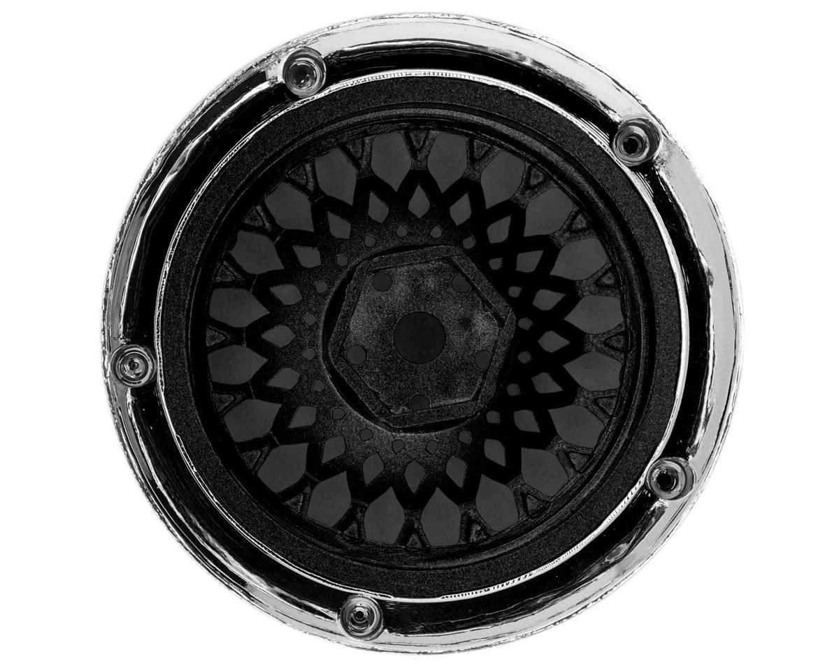 Roues DS Racing Element Mesh 1/10 Drift (2) (Offset réglable) avec hexagone de 12 mm