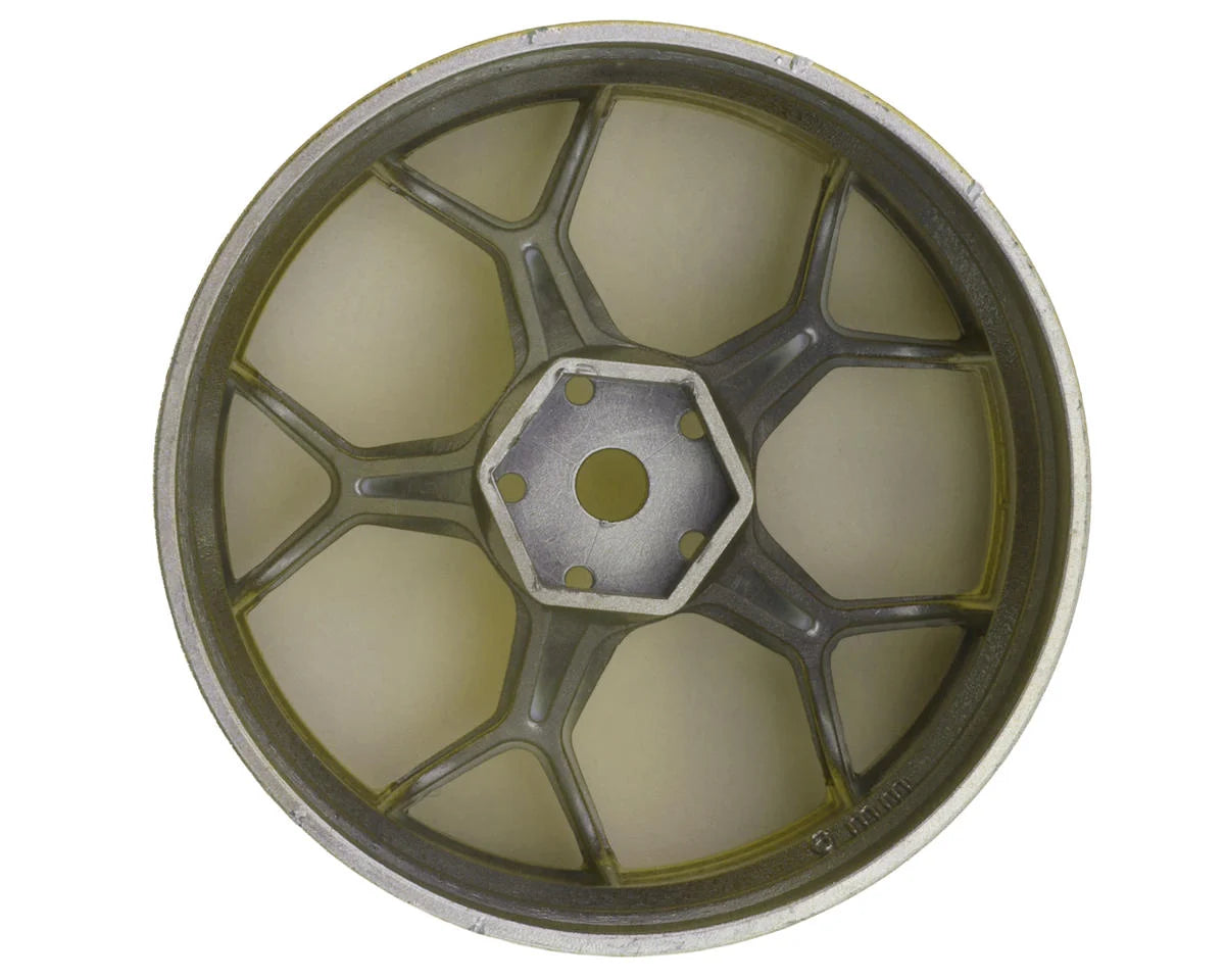 Jantes de dérapage DS Racing Feathery à rayons fendus (2) (déport de 6 mm) avec hexagone de 12 mm