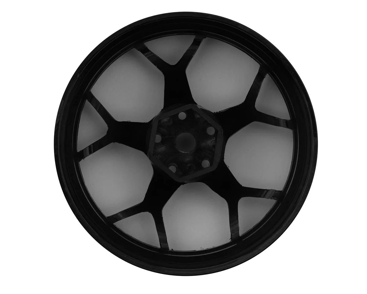 Jantes de dérapage DS Racing Feathery à rayons fendus (2) (déport de 6 mm) avec hexagone de 12 mm