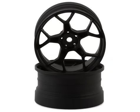 Jantes de dérapage DS Racing Feathery à rayons fendus (2) (déport de 8 mm) avec hexagone de 12 mm