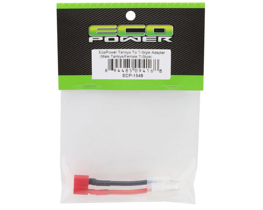 EcoPower Tamiya To T-Style Adapter (Male Tamiya/Female T-Style)