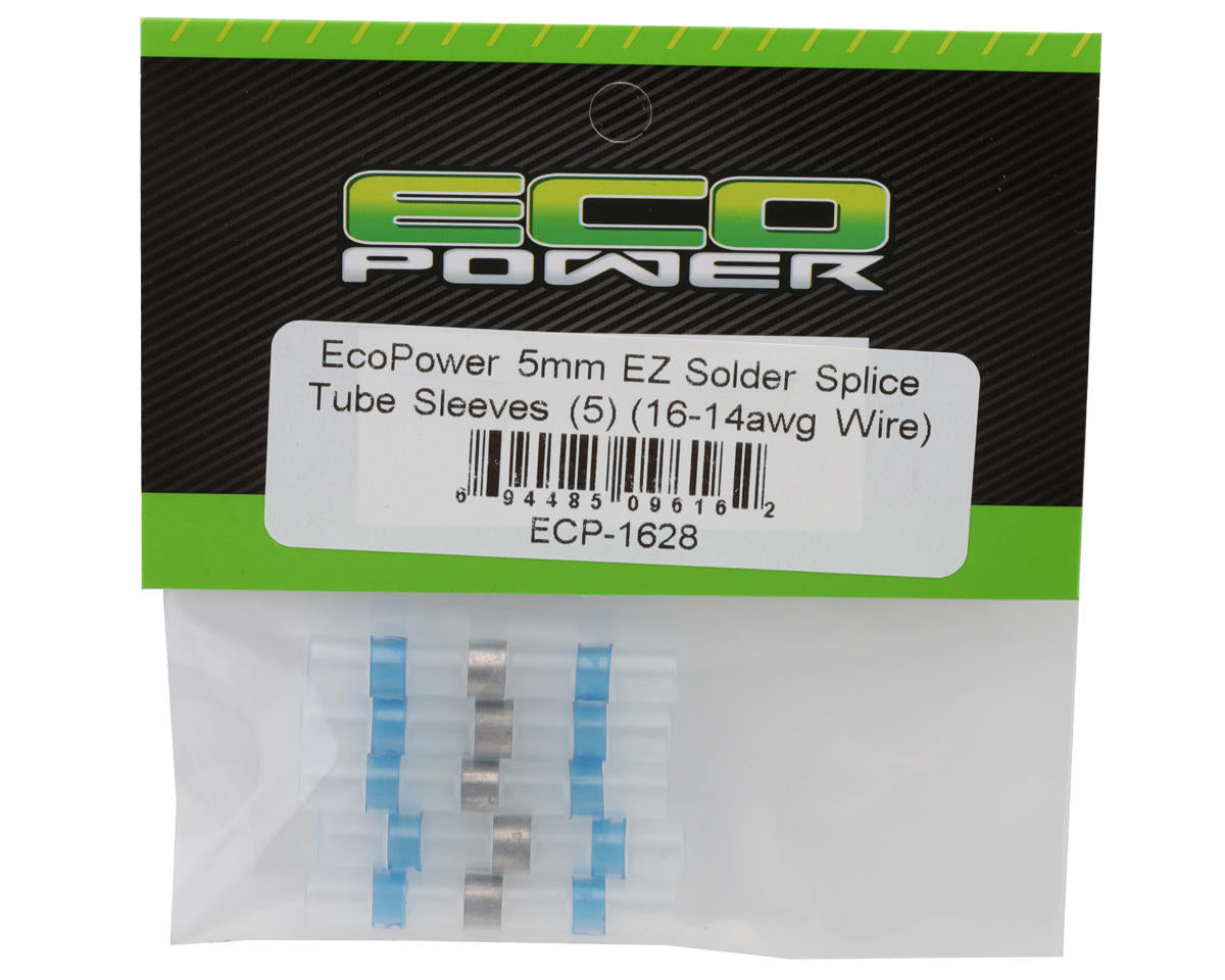 5mm EZ Solder Splice Tube Sleeves (5) (16-14AWG Wire)
