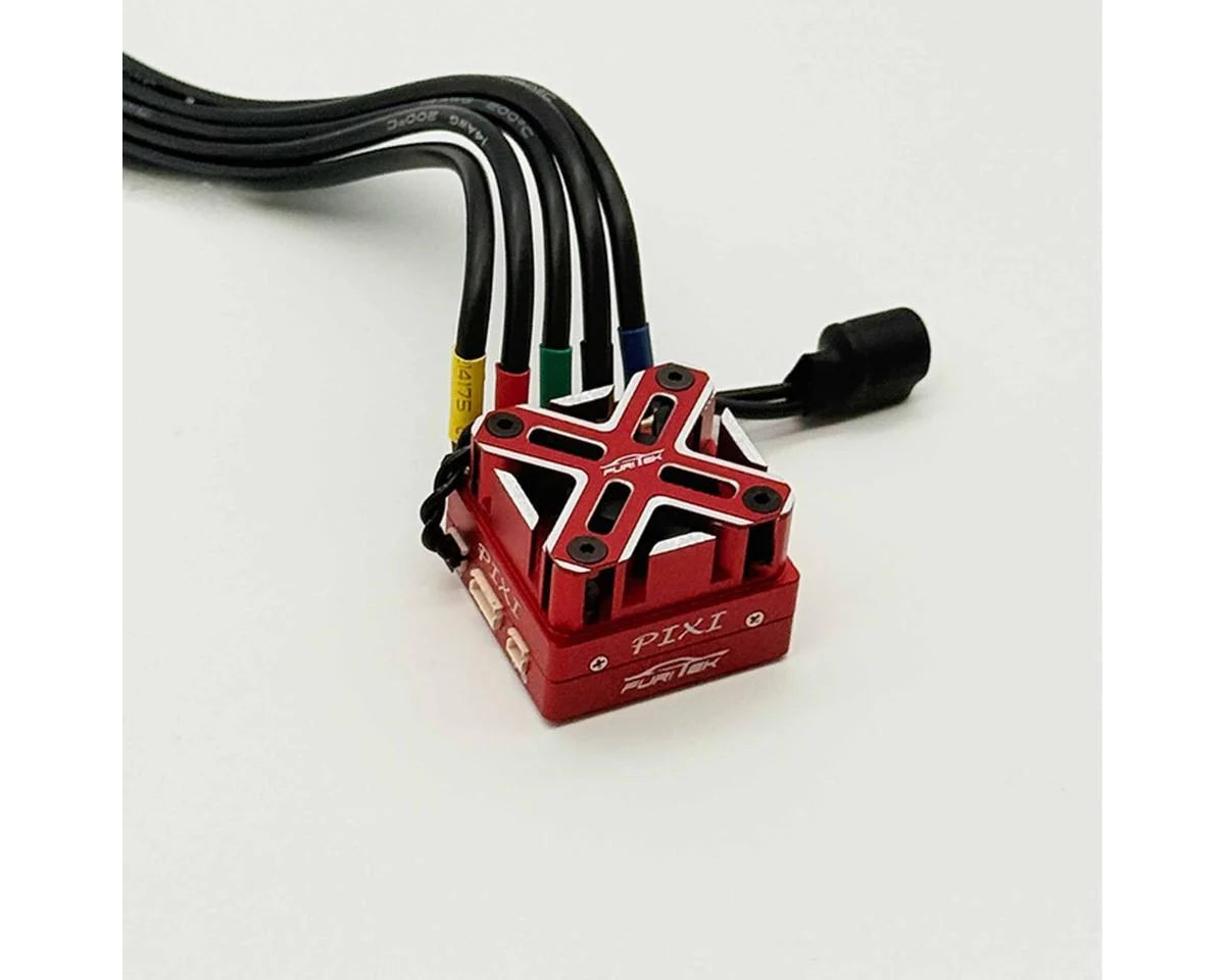 Contrôleur de vitesse sans balais avec capteur Furitek PIXI 1/10 pour voiture de drift de compétition, avec module Wi-Fi et ventilateur de refroidissement