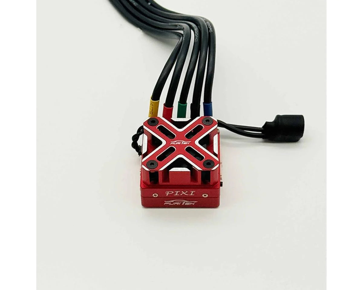Contrôleur de vitesse sans balais avec capteur Furitek PIXI 1/10 pour voiture de drift de compétition, avec module Wi-Fi et ventilateur de refroidissement