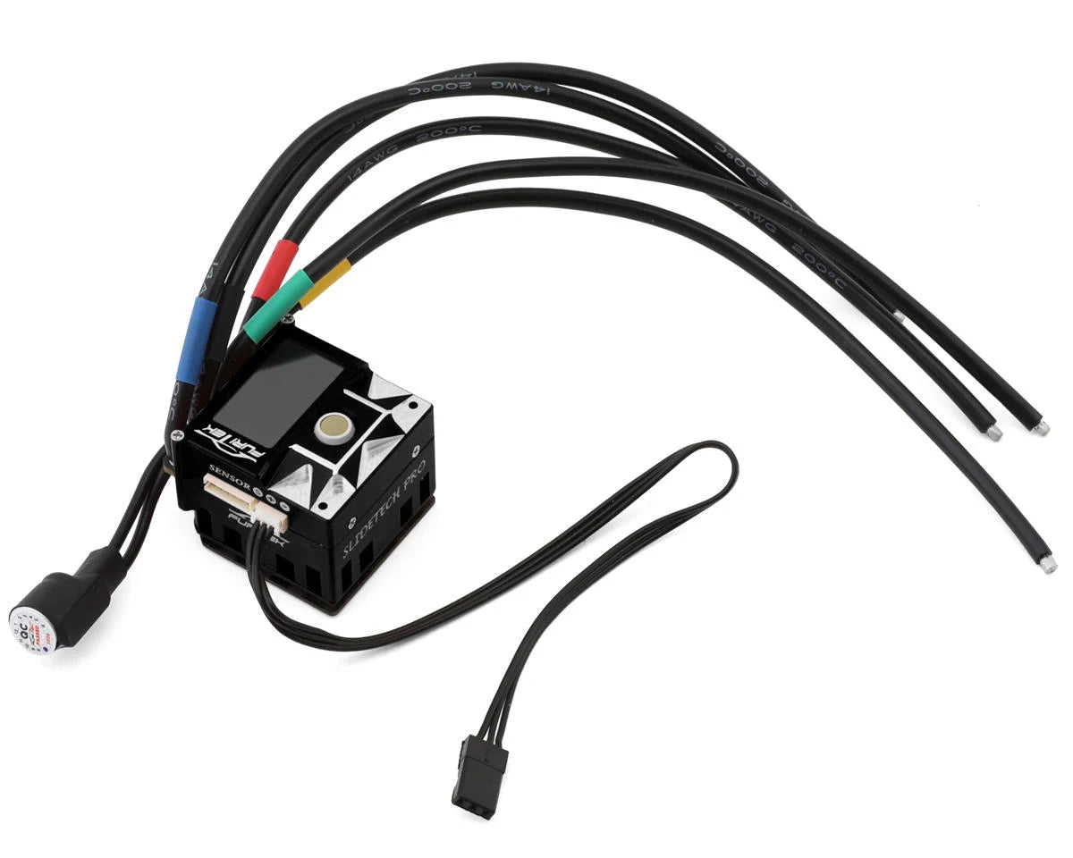 Contrôleur de vitesse brushless à capteur Furitek SlideTech Pro Trackball 1/10 avec OLED et ventilateur interne