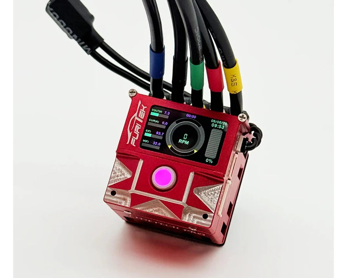 Contrôleur de vitesse brushless à capteur Furitek SlideTech Pro Trackball 1/10 avec OLED et ventilateur interne