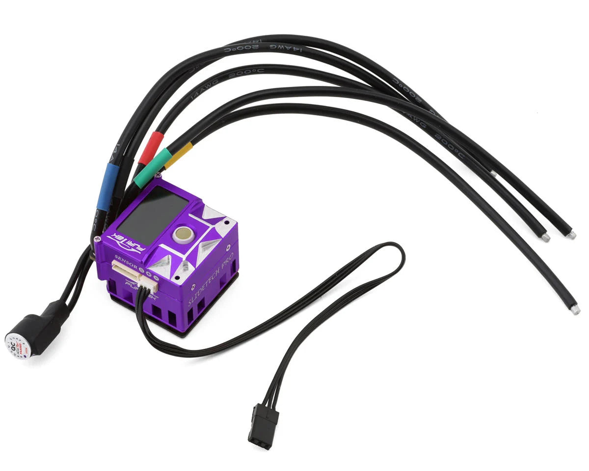 Contrôleur de vitesse brushless à capteur Furitek SlideTech Pro Trackball 1/10 avec OLED et ventilateur interne
