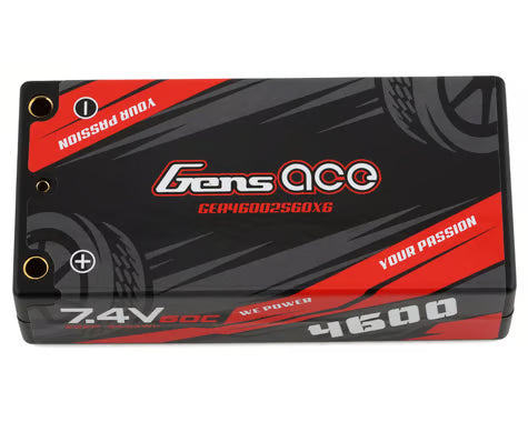 Gens Ace - Batterie LiPo Shorty 2S 4600 mAh 60C