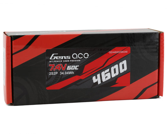 Gens Ace - Batterie LiPo Shorty 2S 4600 mAh 60C