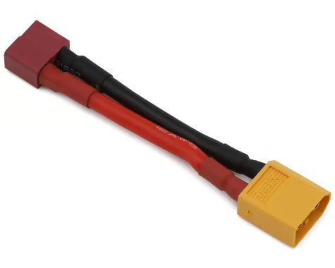 Adaptateur Gens Ace XT60 mâle vers T-Dean femelle (12AWG)