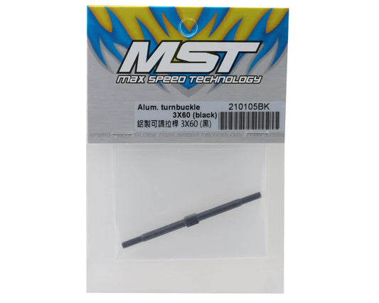 MST 3X60mm Aluminum Turnbuckle (Black)