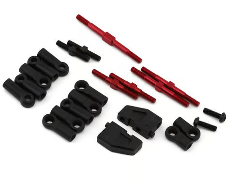 Jeu de biellettes de direction en aluminium MST RMX 2.5 (rouge)