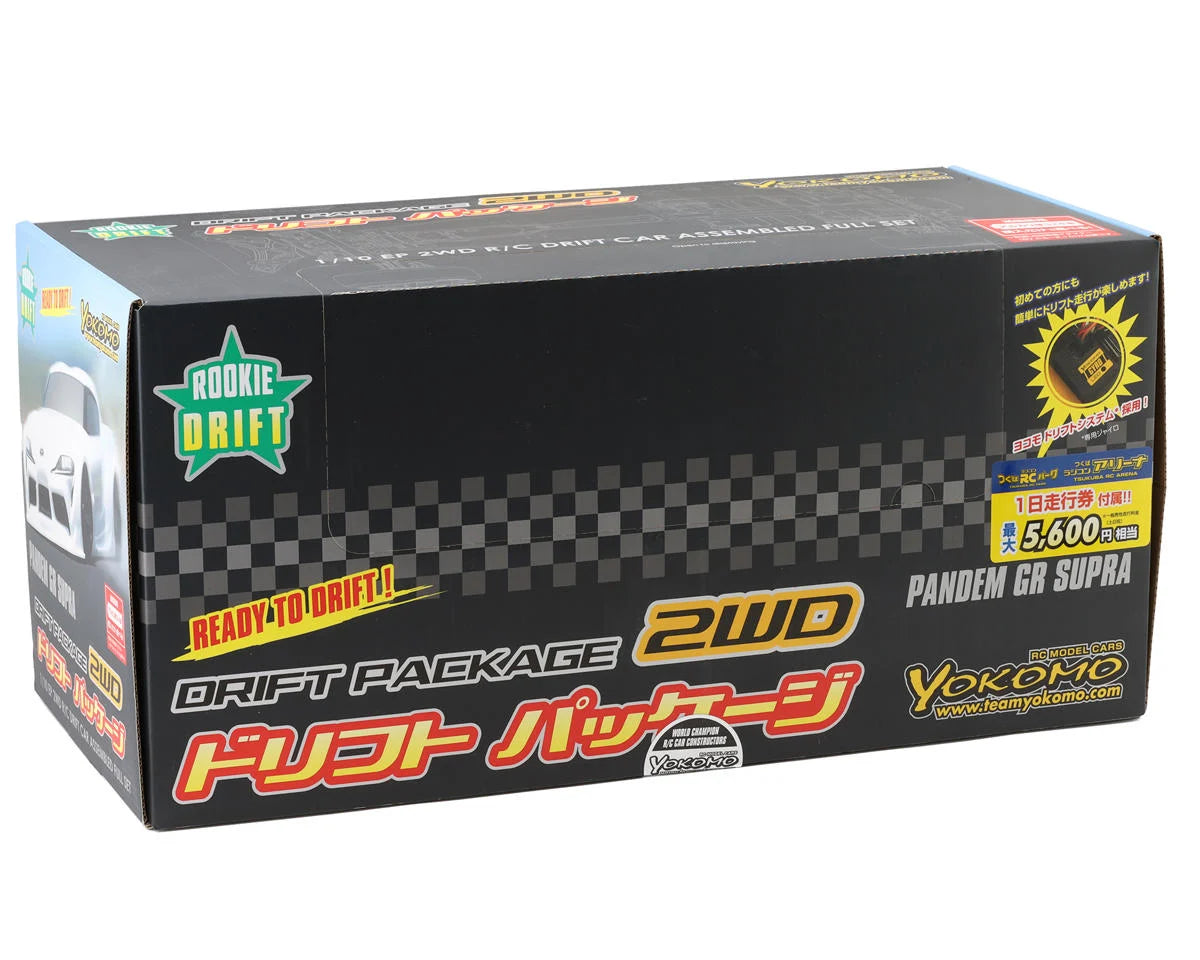 Yokomo RD2.0 1/10 RWD RTR Voiture de Drift Électrique avec Carrosserie Supra