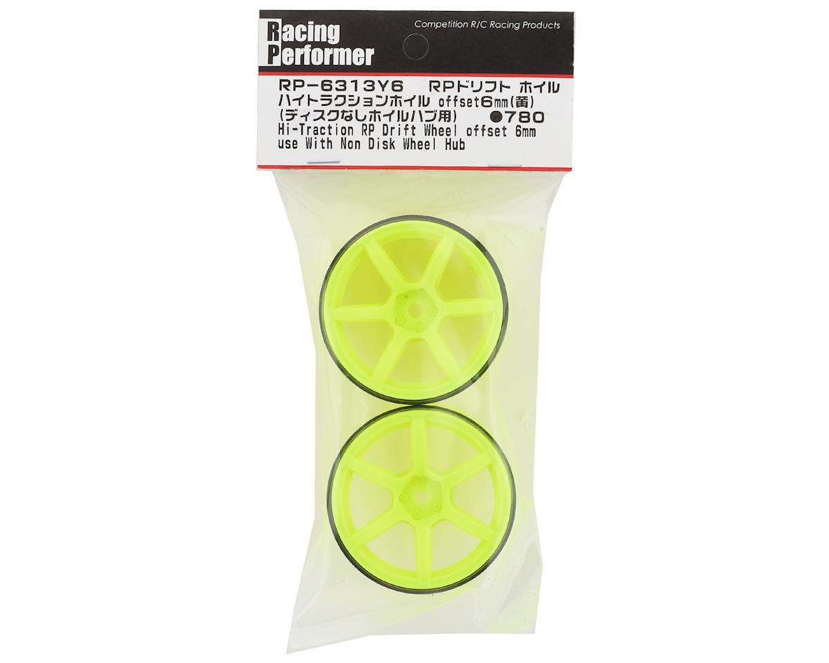 Jantes de Drift haute adhérence Yokomo Racing Performer (2) (déport 6mm) Hexagone 12mm