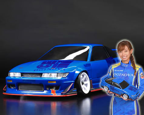 Yokomo Oginoya Sayaka Special 180SX 1/10 Kit Carrosserie Drift (Transparent)