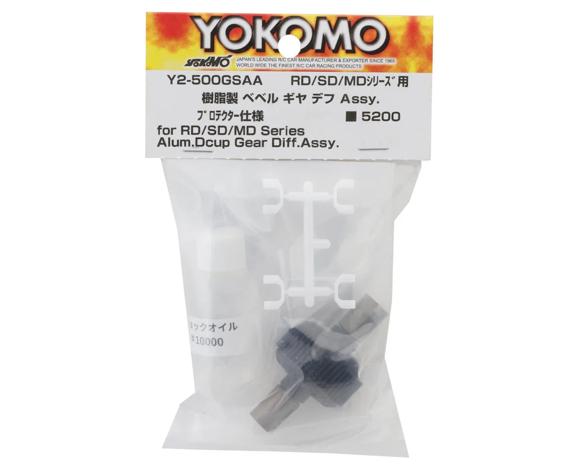 Différentiel à pignons coniques Yokomo YD-2 avec noix en aluminium