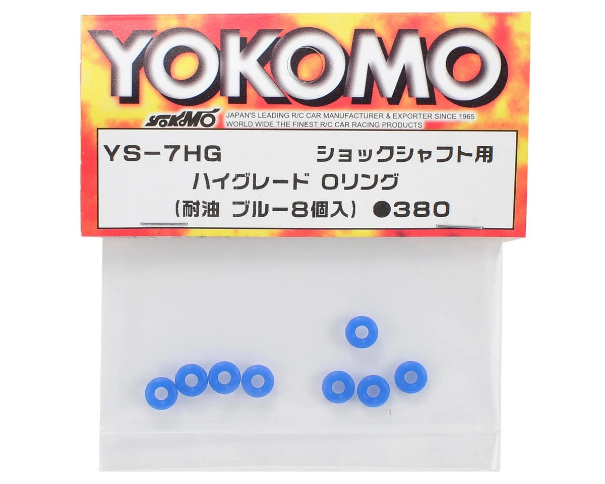 Yokomo Kit de joints toriques d'amortisseur en silicone haute qualité (bleu) (8)