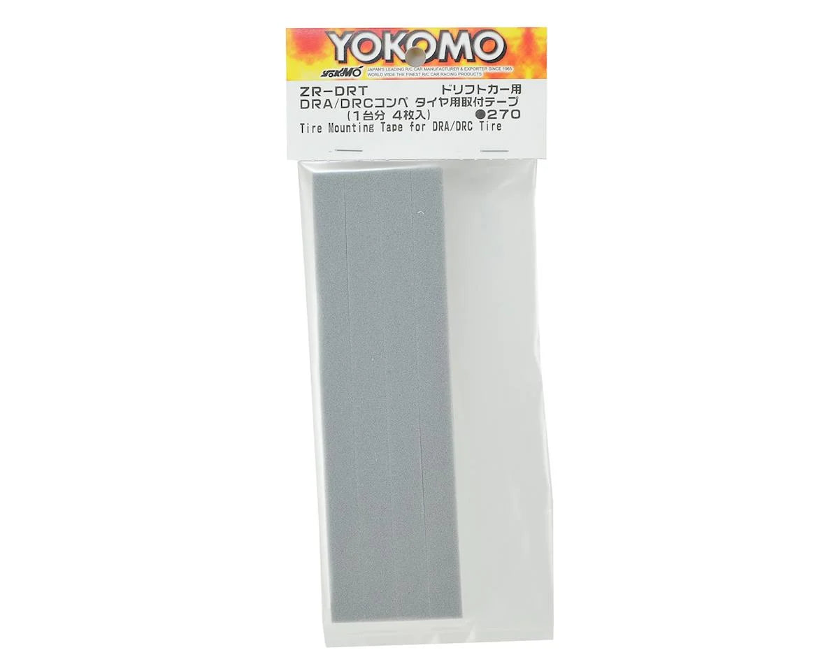 Pneus de compétition Yokomo DRC pour drift (4) (pour surface moquette)